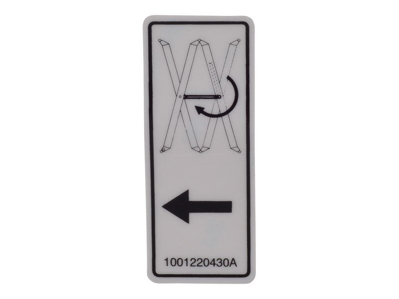 1001220430 Decal, Safety Prop | JLG