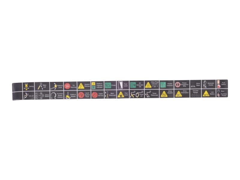 1001225647 Decal, Legend (Plf) | JLG