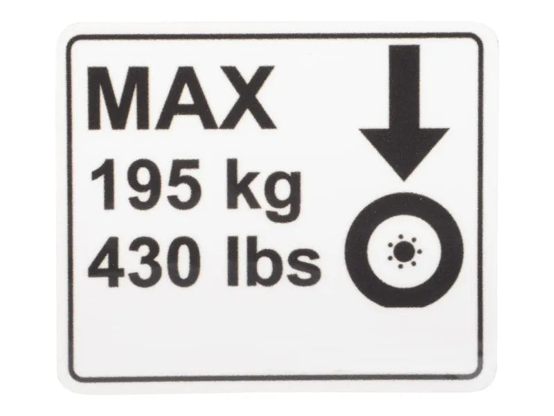 1001243758 Decal, Wheel Load | JLG