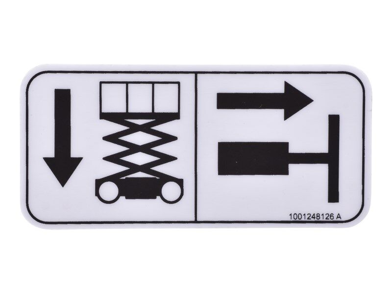 1001248126 Decal, Manual Descent | JLG