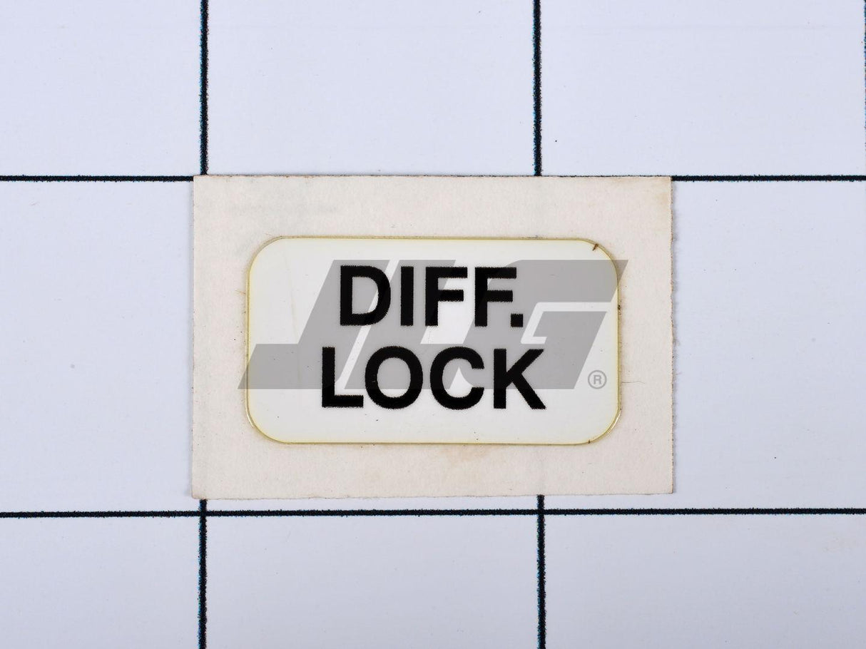 10120997 Decal Diff Lock