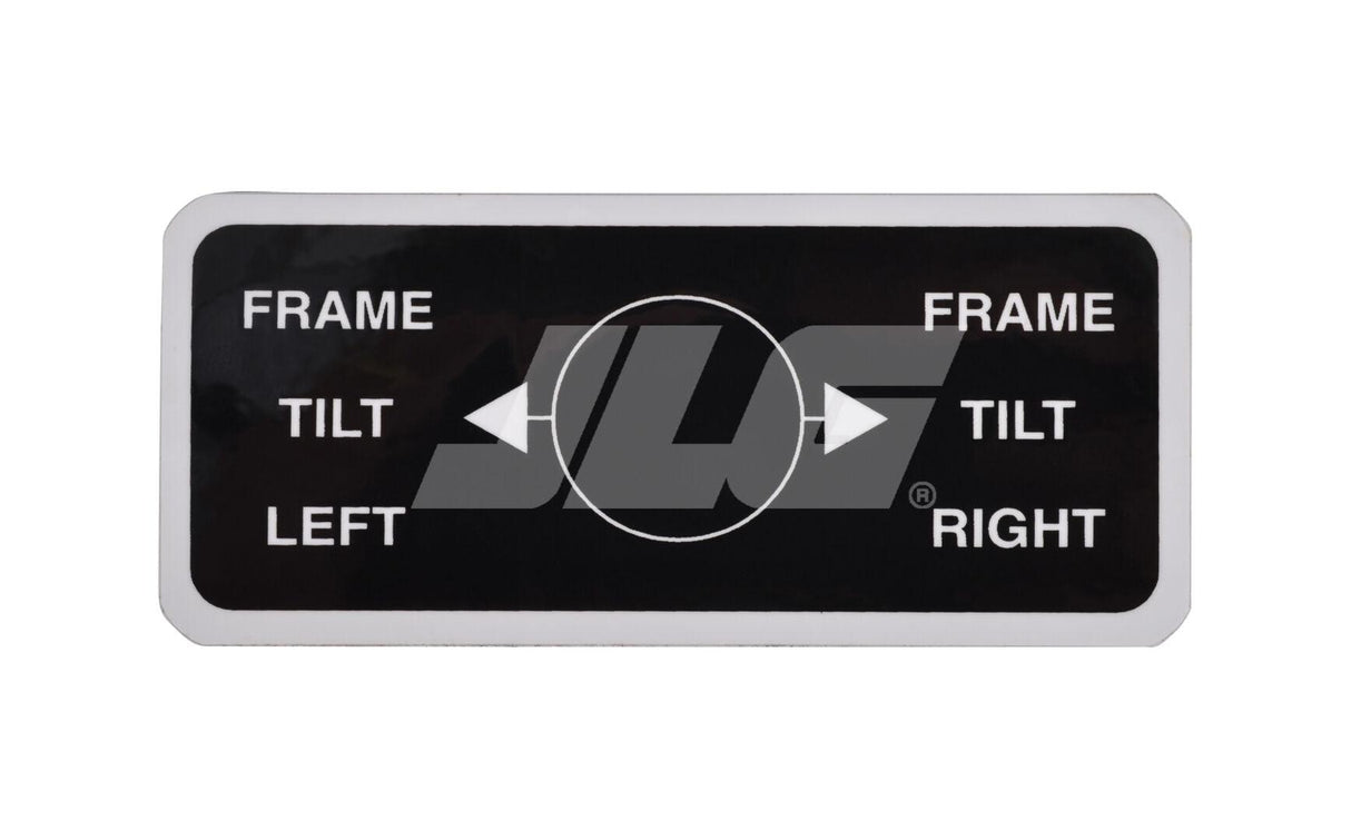 10130487 Decal Frame Tilt Control