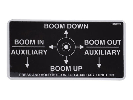 10135090 Decal Boom Control