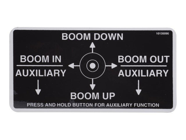 10135090 Decal Boom Control
