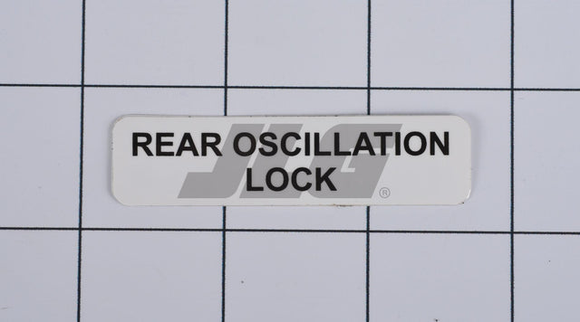 10138237 Decal Rear Oscillation Lock I