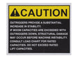 10139033 Decal Outrigger Caution 