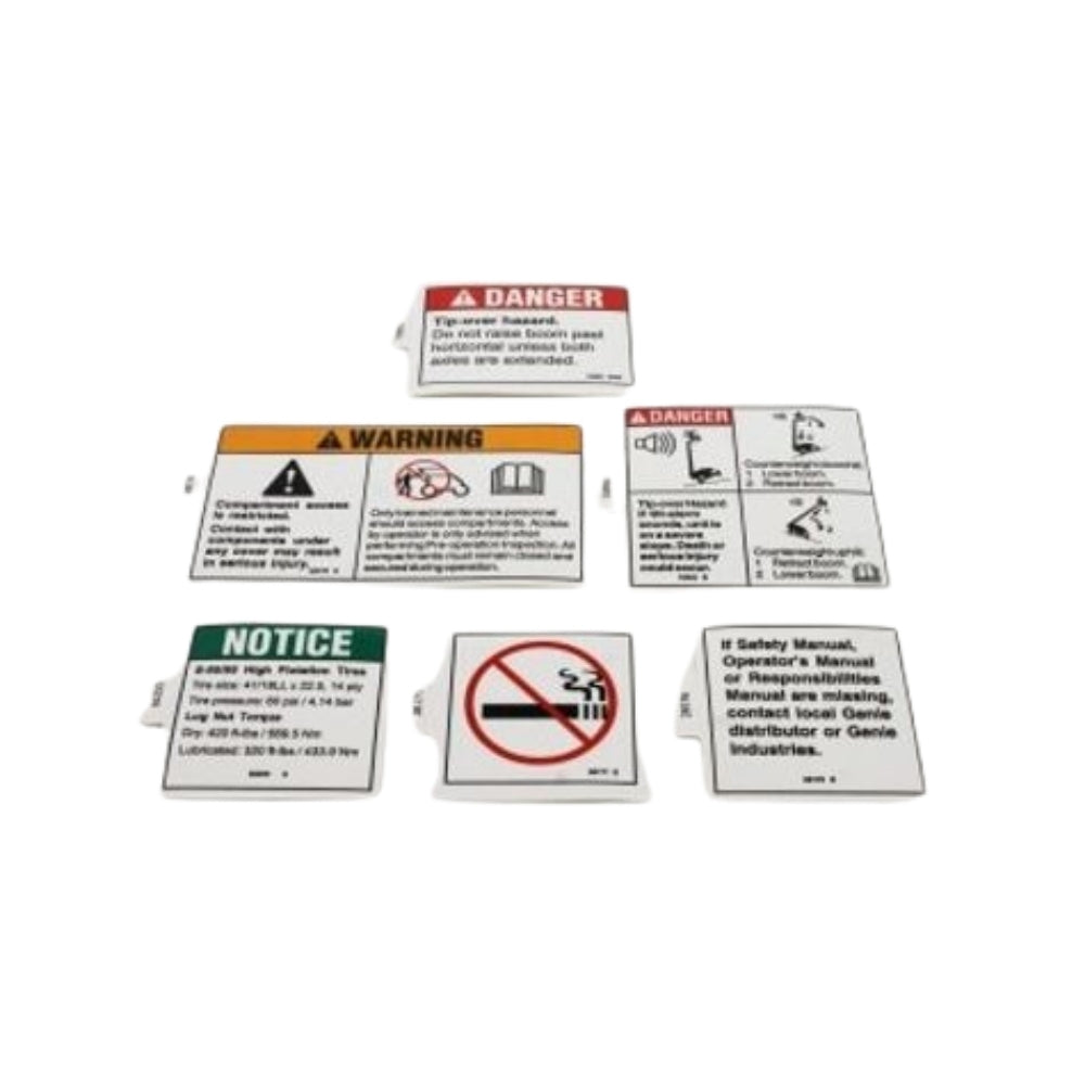 Part Number 102435GT Decal Kit W/Words S80/85 fits Genie