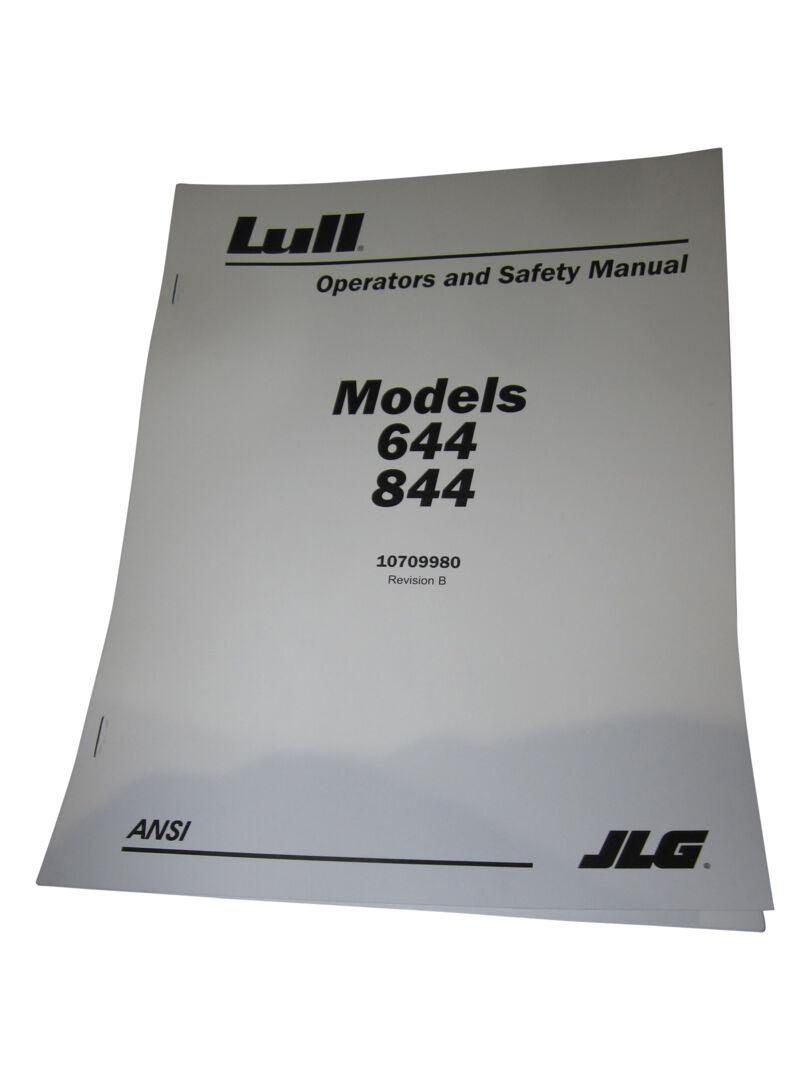10709980 Operators Manual