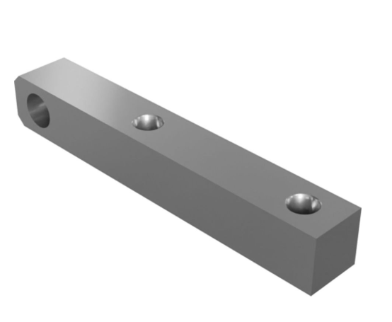 1272709GT Machined, Hinge, 20X20X134, 0.5 Pin