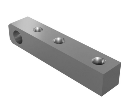 1272710GT Machined, Hinge, 20X20X108, 0.5 Pin