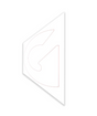1334606GT Decal, Cosmetic, G, GTH-1244, White, 229 X 503 Mm