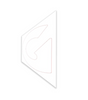 1334607GT Decal, Cosmetic, G, GTH-1044, White, 229 X 503 Mm