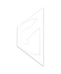 1334611GT Decal, Cosmetic, G, GTH-1256, White, 231 X 503 Mm