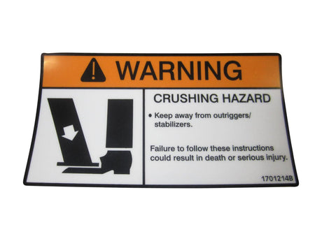 1701214 Decal OR Warning 
