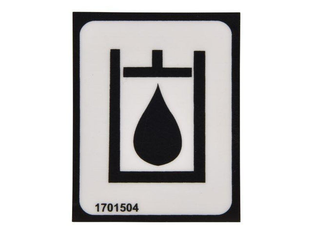 1701504 Decal Hydraulic Oil 