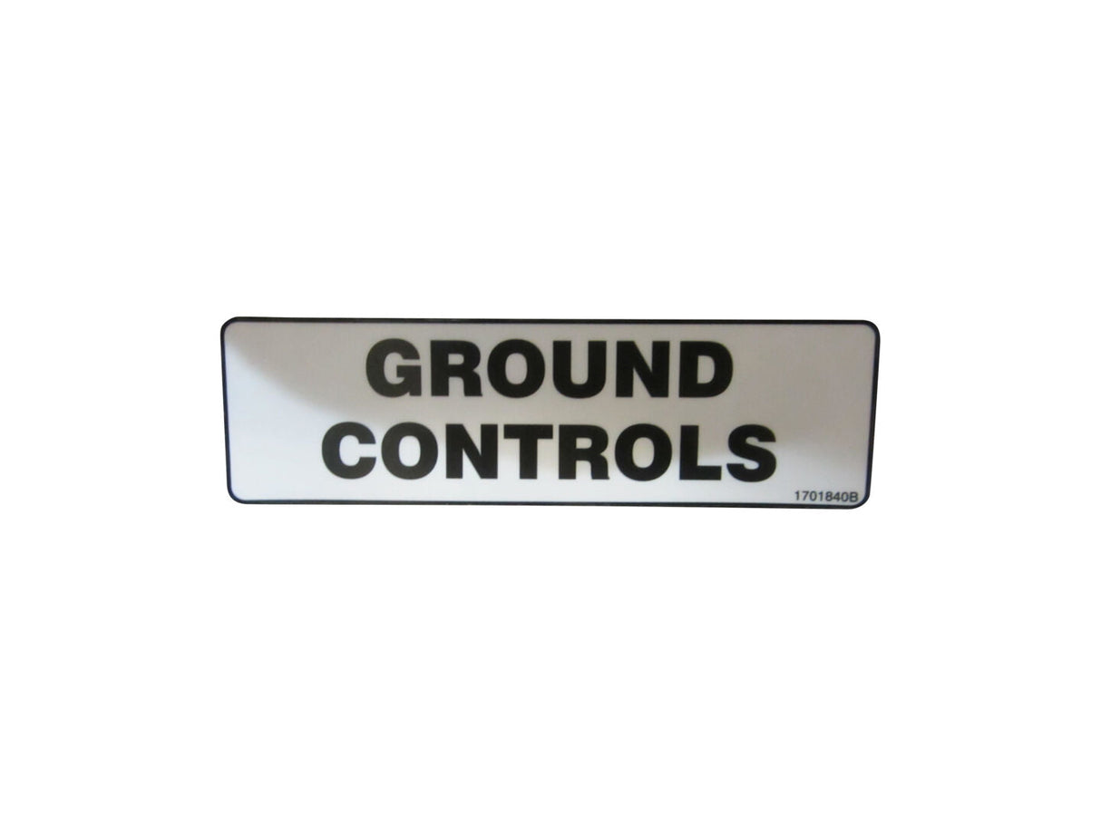 1701840 Decal, (Grnd/Emer Cont) | JLG