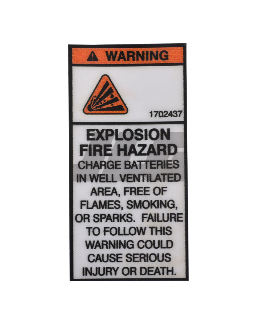 1702437 Decal, Explsn (Dc) (D/C/A/Ce, Engine) | JLG