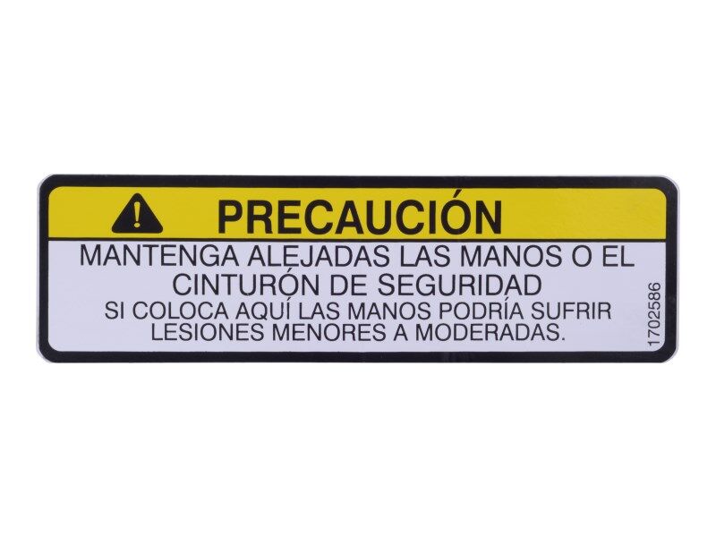 1702586 Decal, No Hands (Spa, Lat Am) | JLG