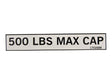 1702688 Decal 500Lb Cap