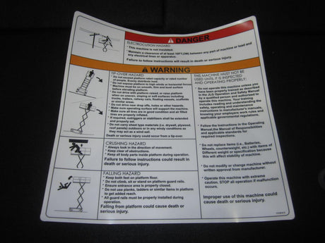 1703816 Decal Danger Warning