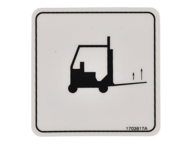 1703817 Decal Fork Lift