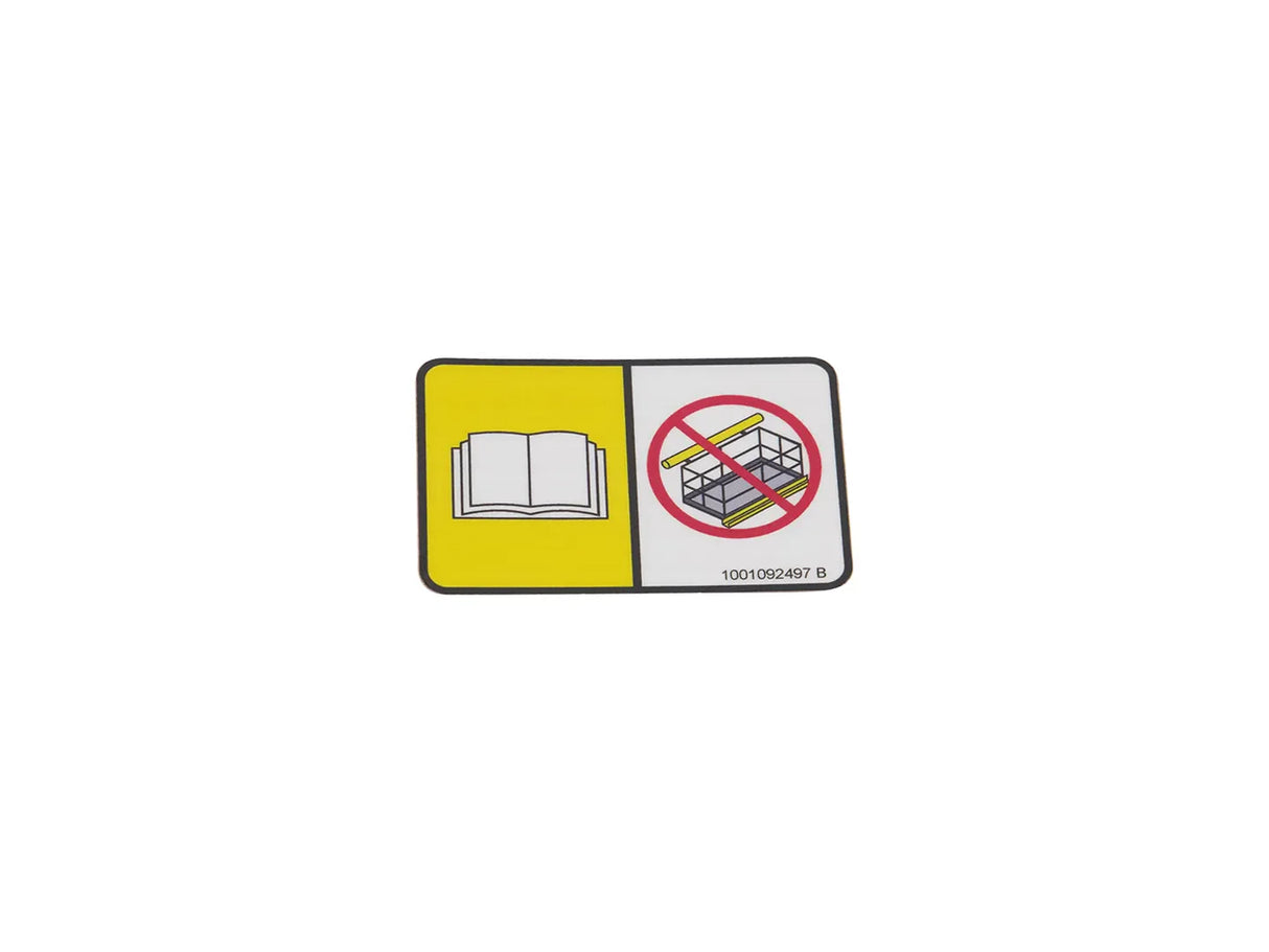 1703981 Decal, Foot Switch (Kor) | JLG