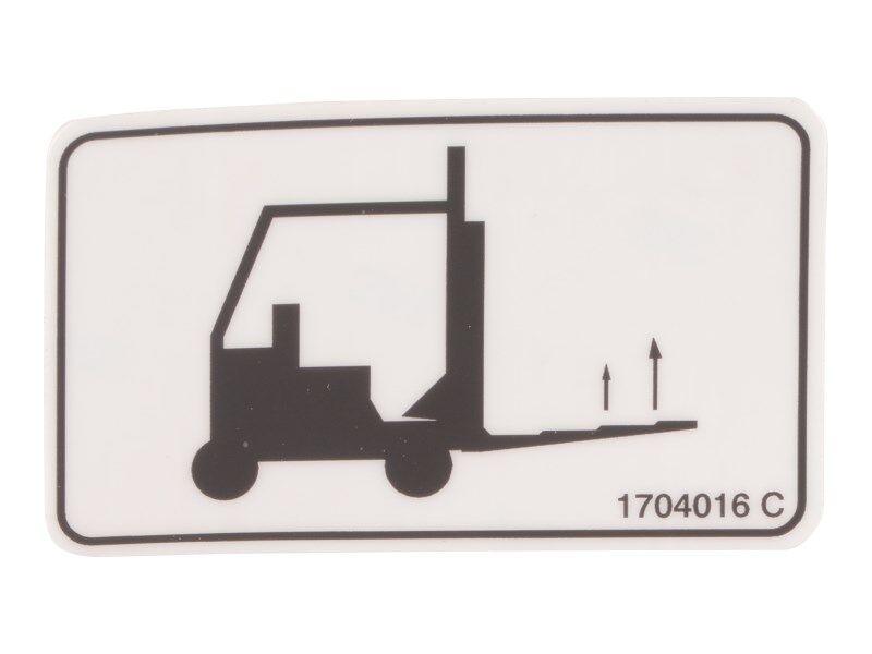 1704016 Decal Forklift Location 