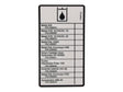 1704412 Decal Oil Chart 