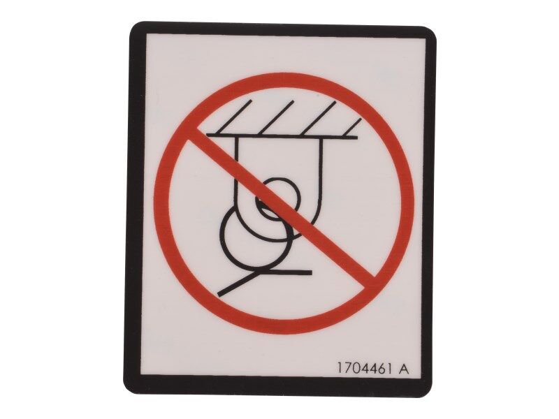 1704461 Decal, No Tie Down | JLG