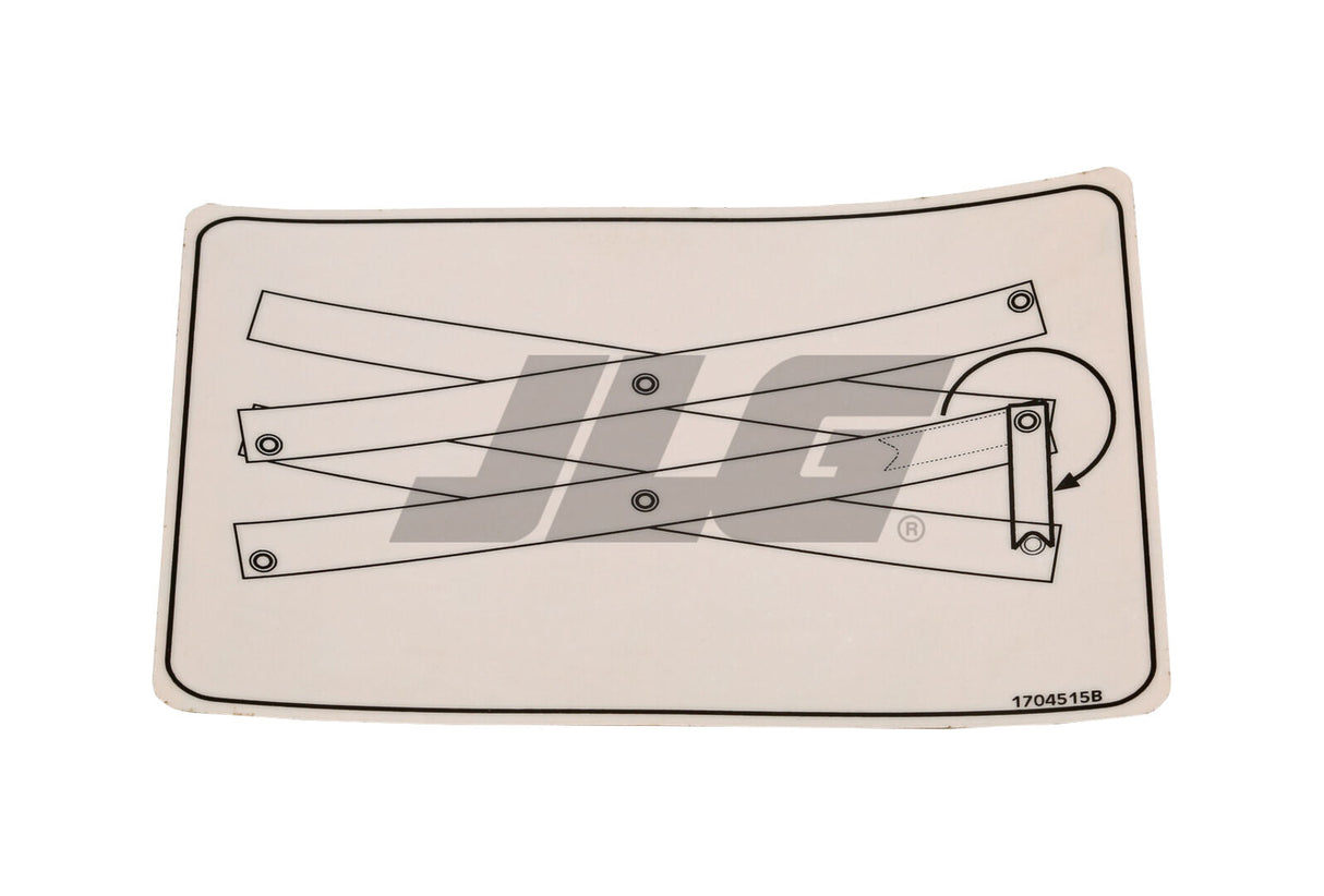 1704515 Calcomanía, accesorio de seguridad | JLG