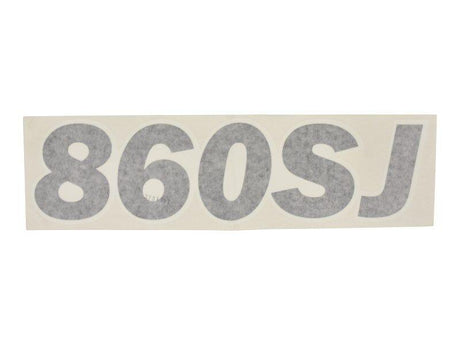 1704907 Decal 860SJ Model Design