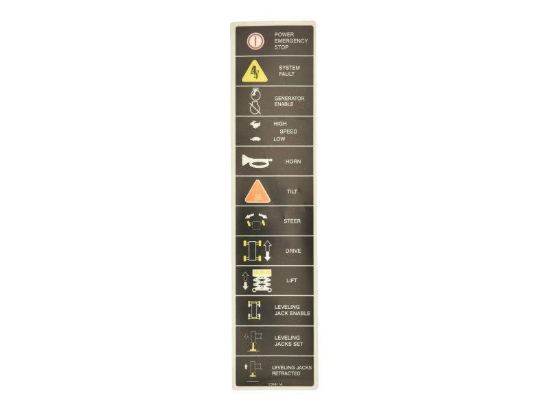 1704911 Decal, Legend | JLG