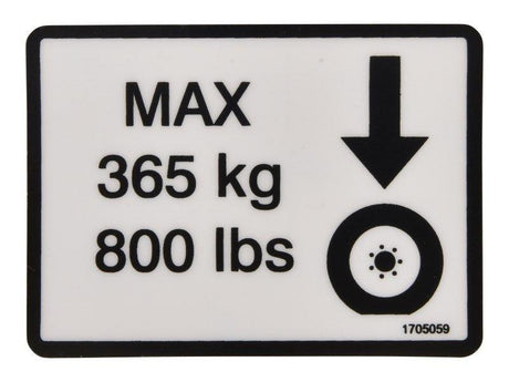 1705059 Decal Wheel Loads 