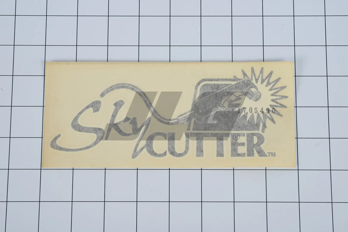 1705490 Decal, Plasma Cutter Weight | JLG