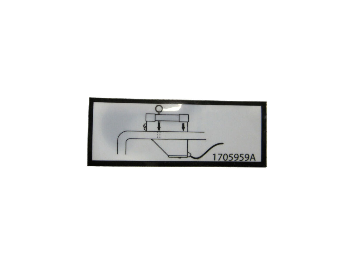 1705959 Decal, Control Box Location | JLG