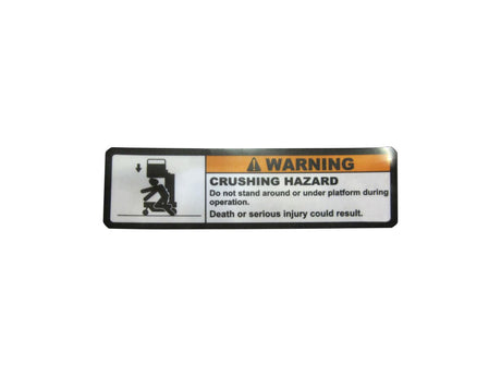 1705995 Crushing Hazard Decal