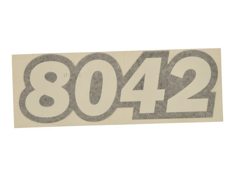 1706173 Decal 8042 Model Number