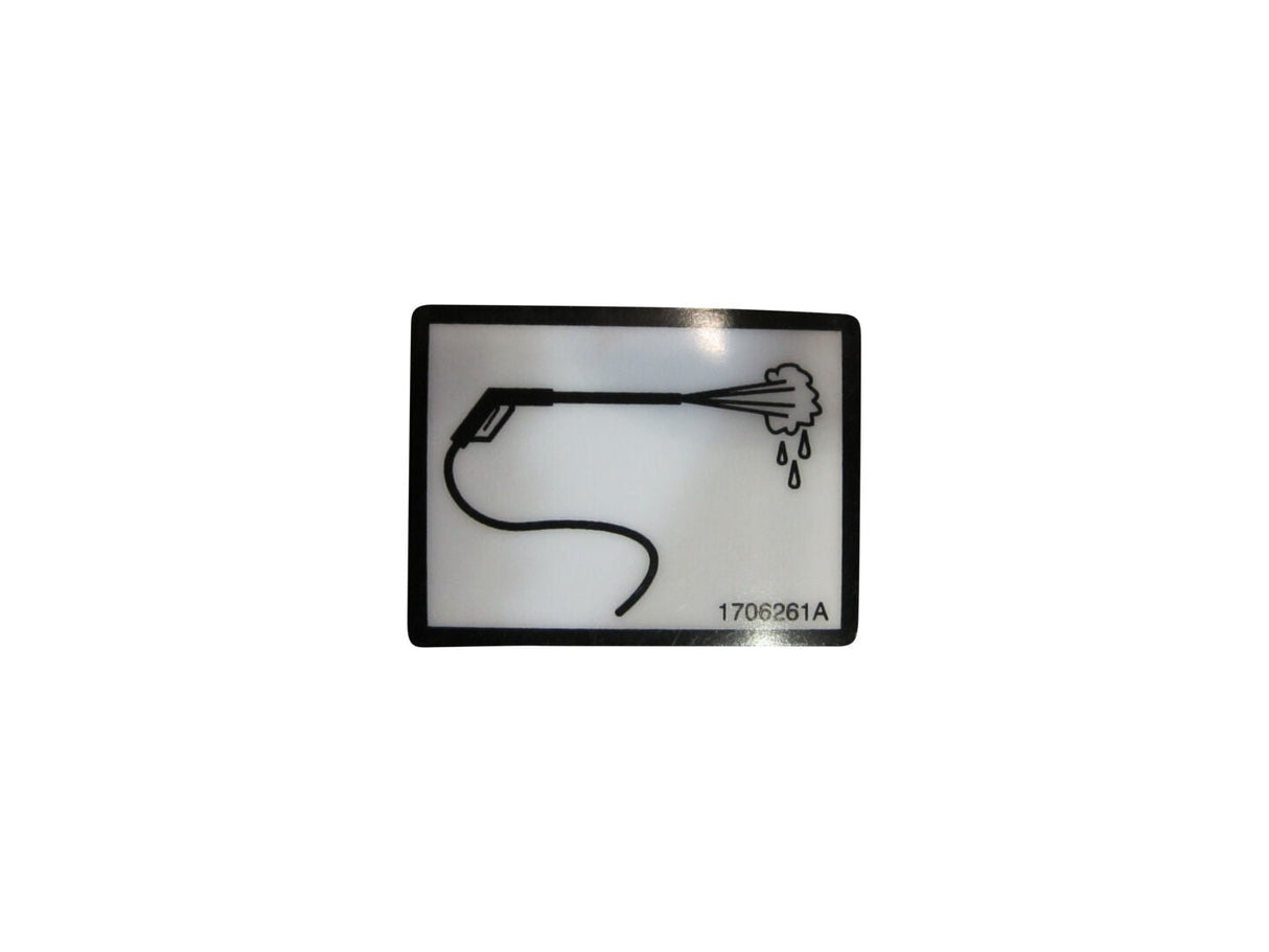 1706261 Decal, Pressure Washer | JLG