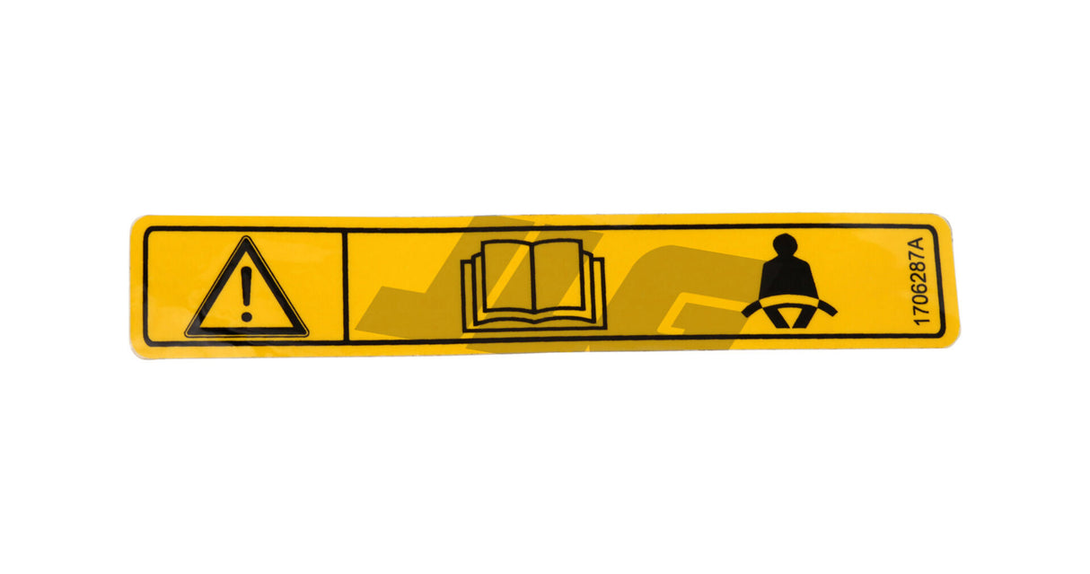 1706287 Decal, Read Manual | JLG