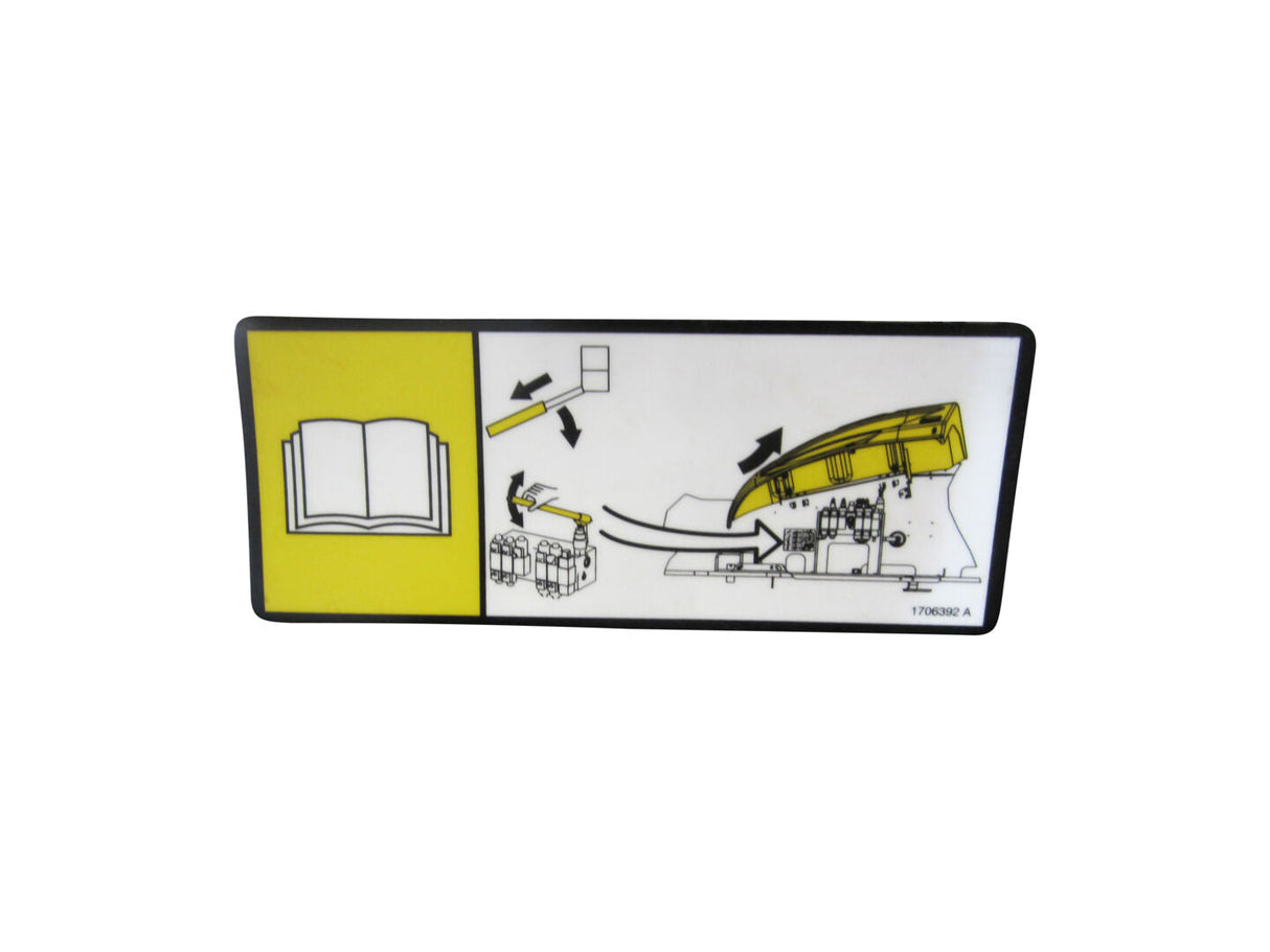 1706392 Decal, Manual Descent Instruct | JLG