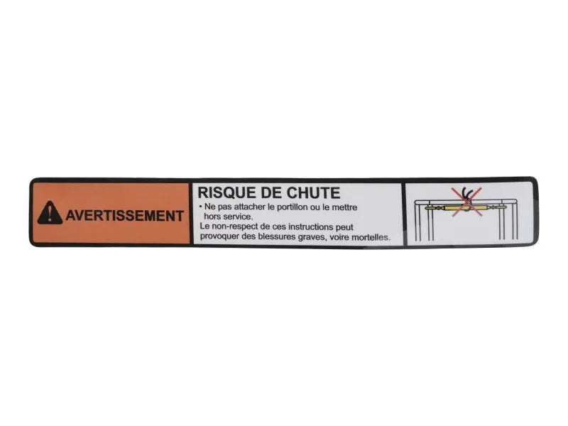 1706495 Decal, Drop Bar Fre | JLG