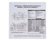 Part Number 1706502 Card, Flip, Service/Lube fits JLG