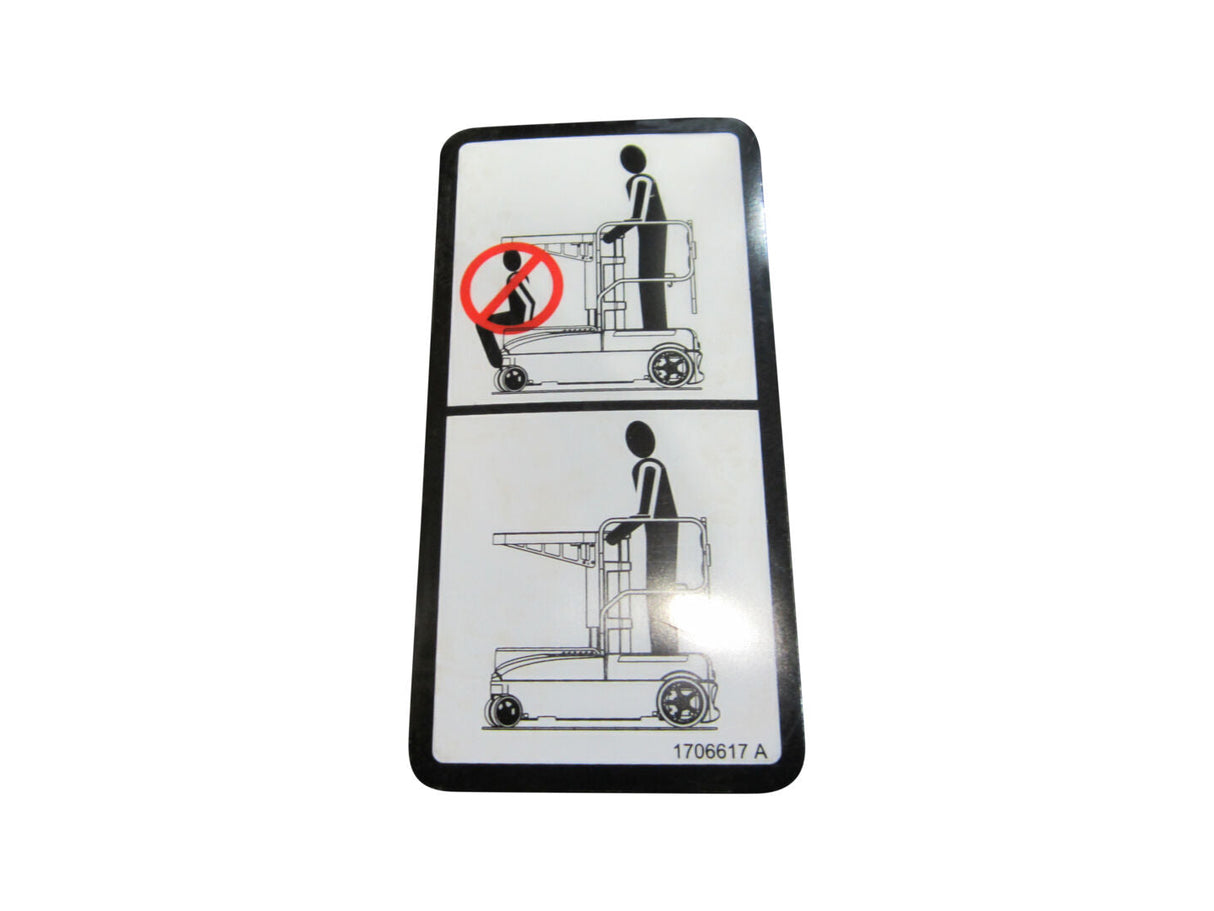1706617 Decal, No Riders | JLG