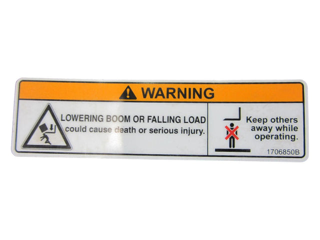 1706850 Decal Crush Hazard Warning