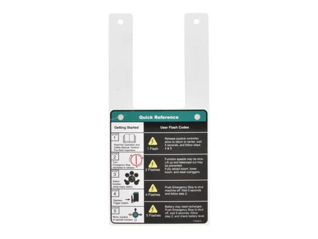 1706897 Quick Reference Tag Decal