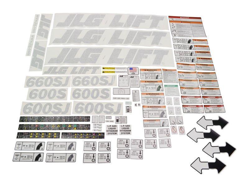 1001193634 Kit (Service), Machine Decal | JLG - BHE Parts Store