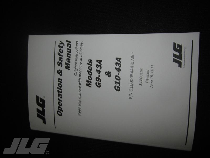 31200150 G9-43A Op S/N0160005444 Pres | JLG - BHE Parts Store