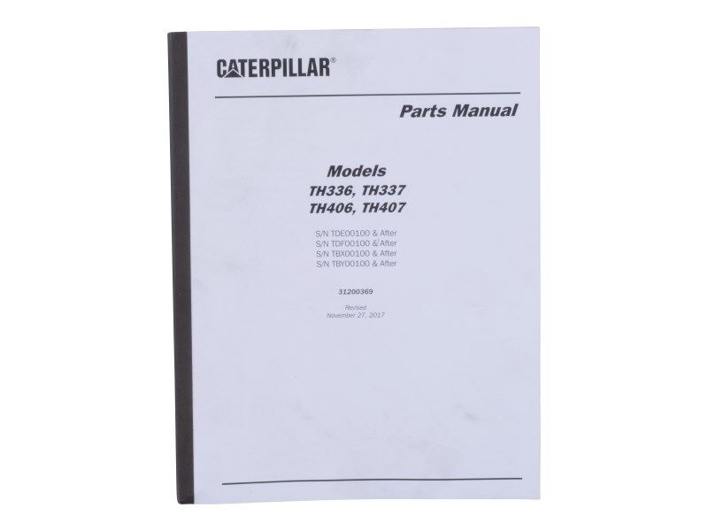 Part Number 31200369 Th336, 337, 406, 407 Part Mnl fits JLG