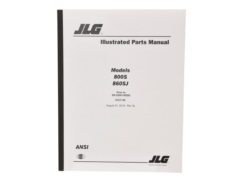 Part Number 3121140 800S Pts Prior S/N 0300140000 fits JLG