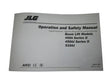 Part Number 3121179 450Asrii/510AJ Global Operator fits JLG
